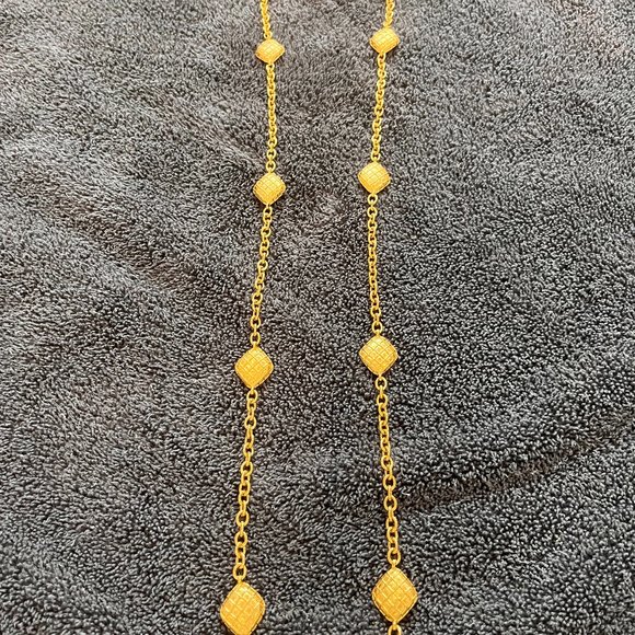Authentic Chanel Necklace Gold Metal Long Vintage from Japan - Picture 1 of 5